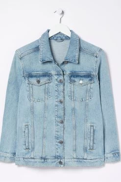 FatFace Oversized Blue Ottile Denim Jacket -Fashion Clothing Store 192717s5