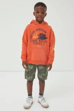 FatFace Green Lulworth Camo Cargo Shorts