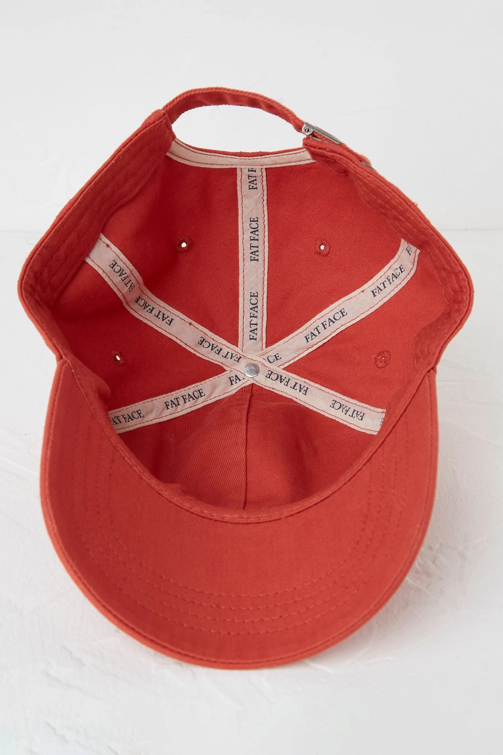FatFace Orange Plain Twill Cap 2 FatFace Orange Plain Twill Cap - Image 2