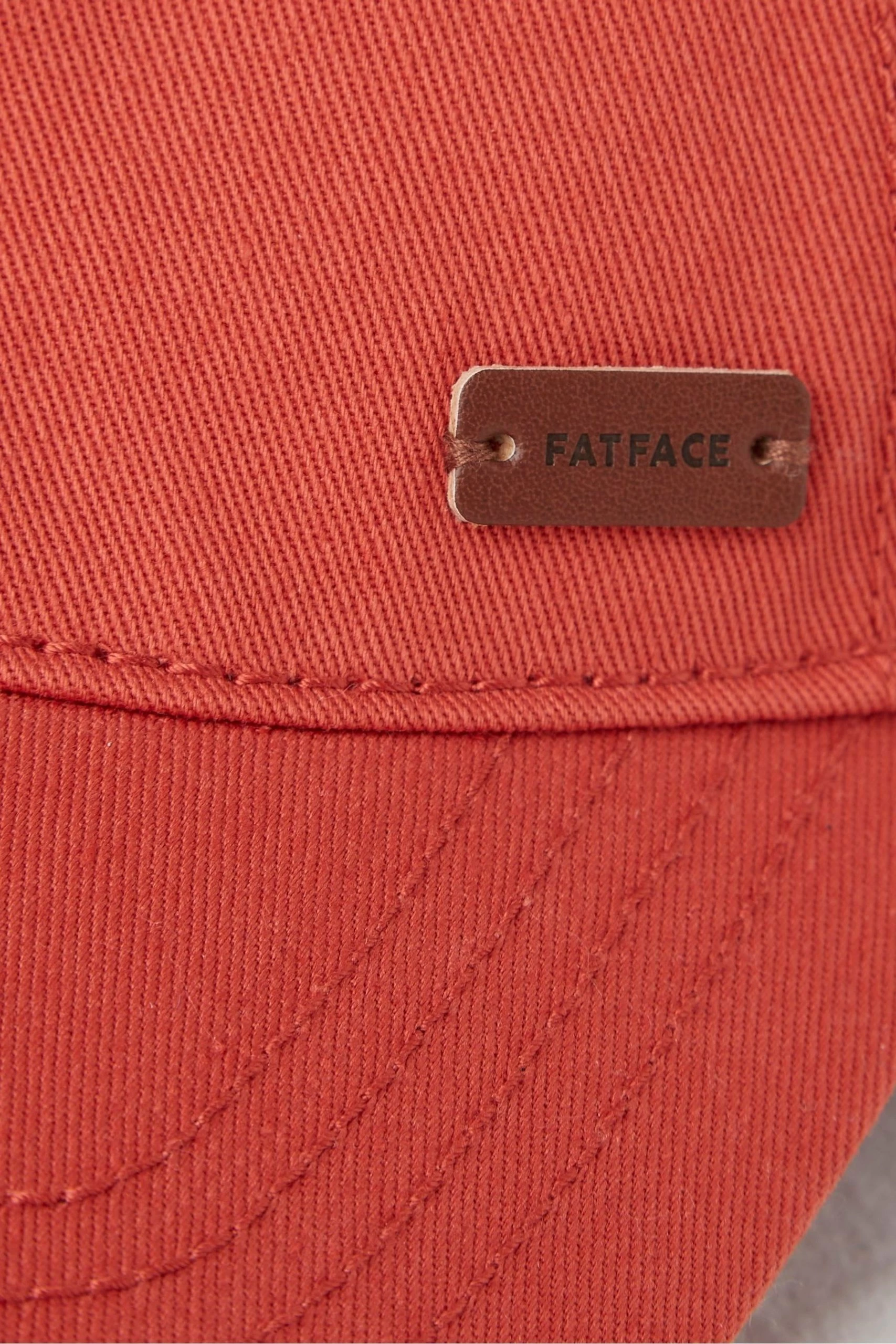 FatFace Orange Plain Twill Cap 3 FatFace Orange Plain Twill Cap - Image 3