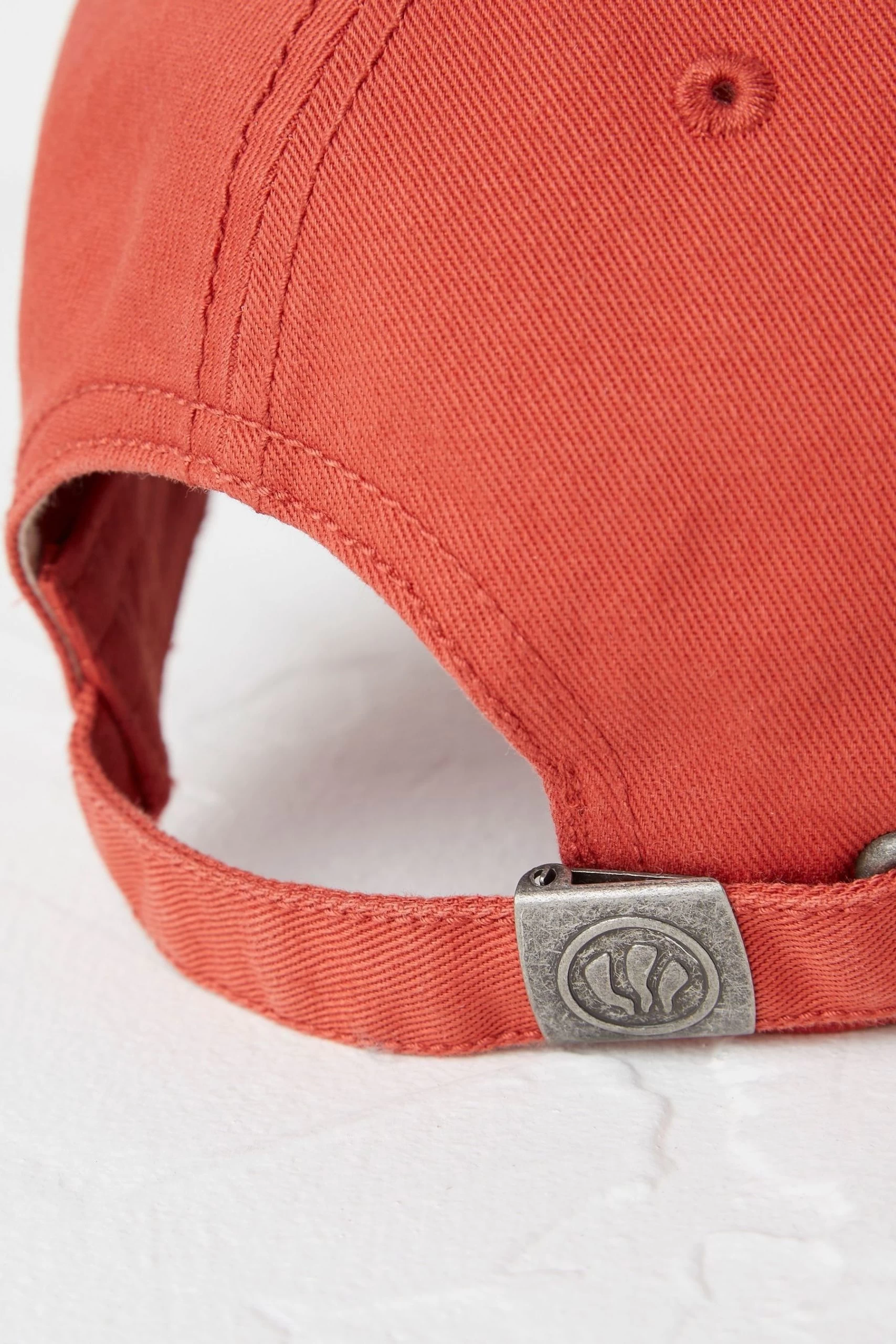 FatFace Orange Plain Twill Cap 4 FatFace Orange Plain Twill Cap - Image 4