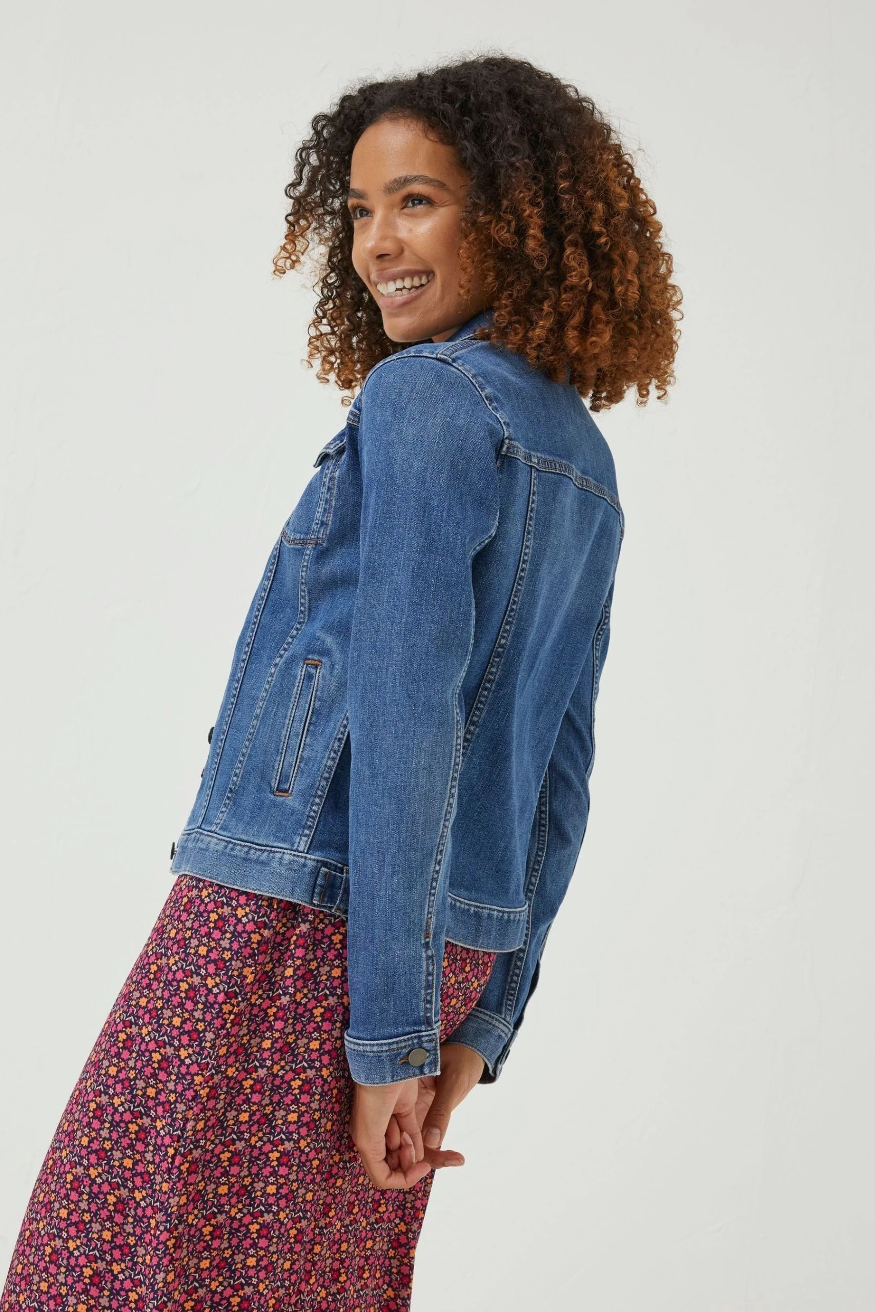 FatFace Tasha Denim Jacket 2 FatFace Tasha Denim Jacket - Image 2