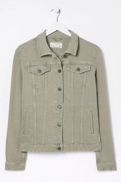 FatFace Green Tasha Denim Jacket 9 FatFace Green Tasha Denim Jacket -Fashion Clothing Store 331929s5