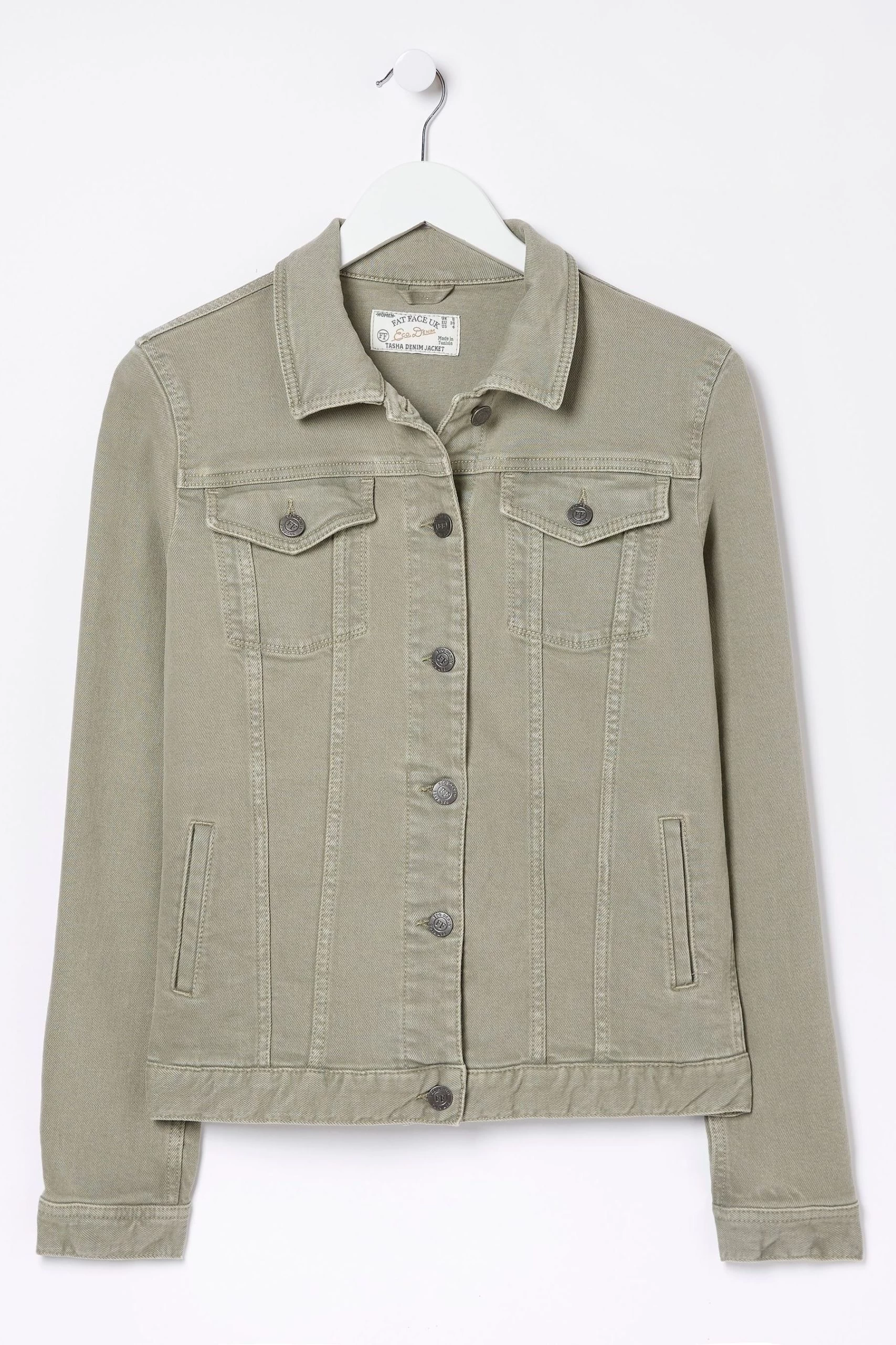 FatFace Green Tasha Denim Jacket 5 FatFace Green Tasha Denim Jacket - Image 5