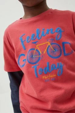 FatFace Red Bike Graphic T-Shirt -Fashion Clothing Store 347410s3 1