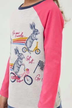 FatFace Natural Bunny Graphic T-Shirt -Fashion Clothing Store 348333s4