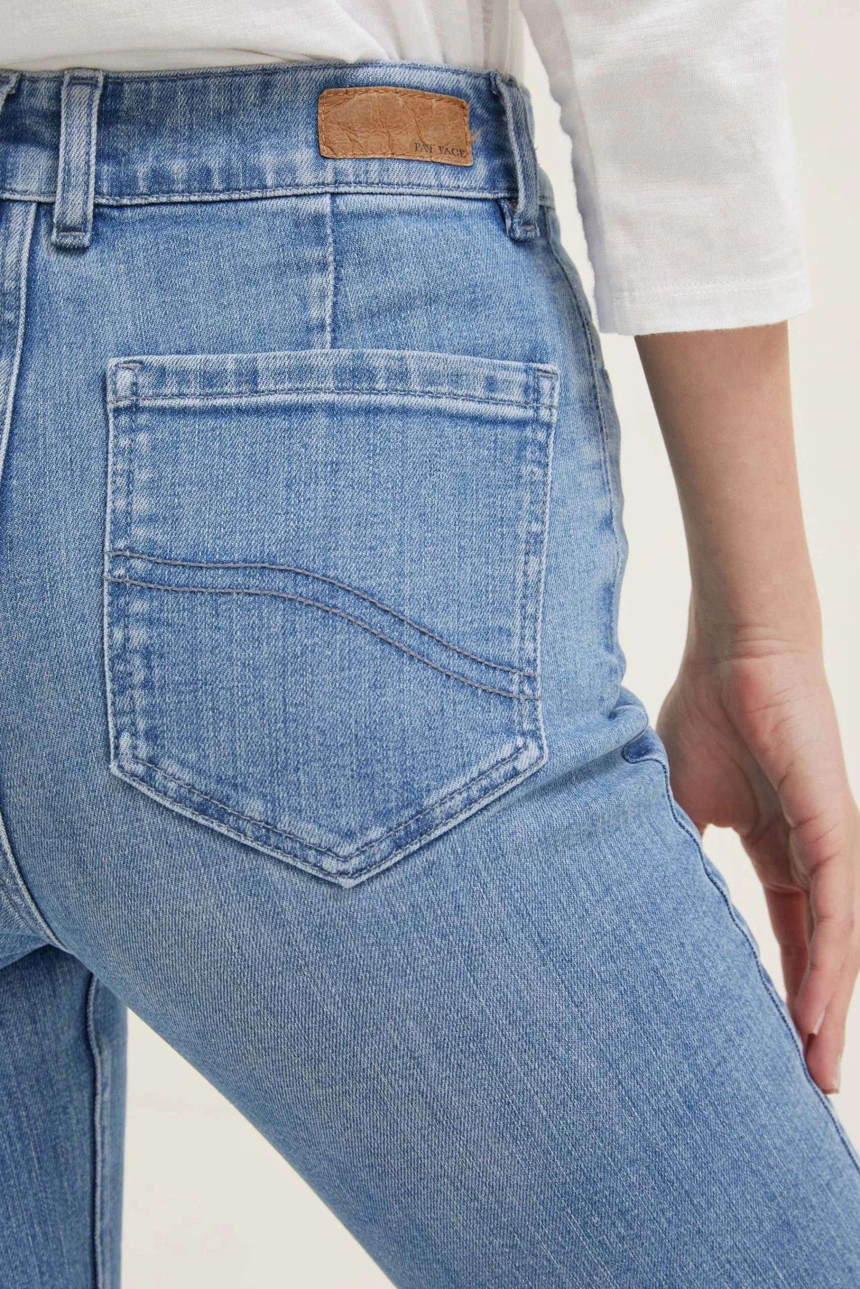 FatFace Blue Fly Flare Jeans 5 FatFace Blue Fly Flare Jeans - Image 5