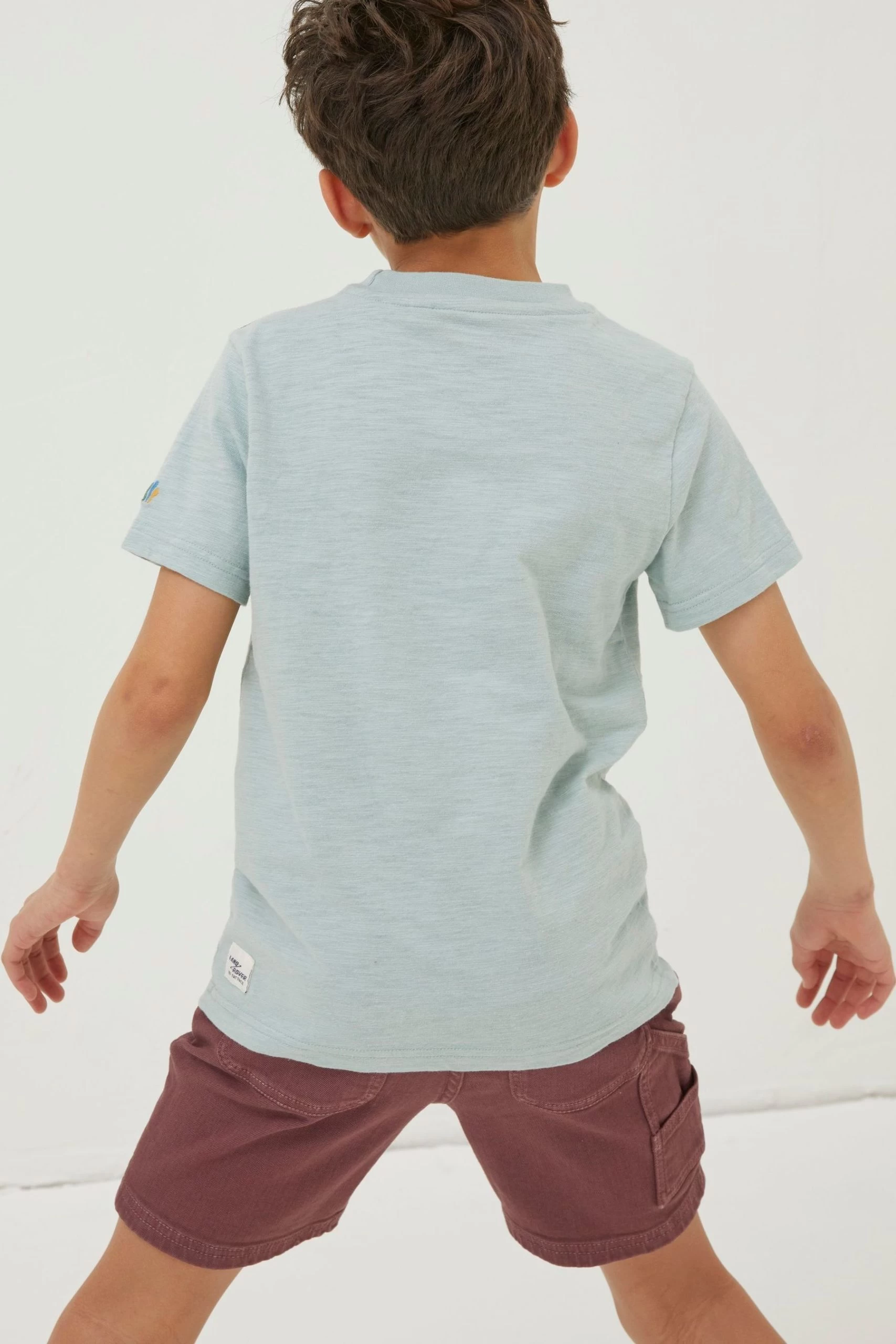 FatFace Green Land Rover Graphic T-Shirt 2 FatFace Green Land Rover Graphic T-Shirt - Image 2