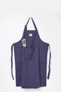 FatFace Blue Apron And Burger Flipper Set -Fashion Clothing Store 514644s3