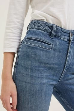 FatFace Blue Fly Flare Plait Detail Jeans 9 FatFace Blue Fly Flare Plait Detail Jeans -Fashion Clothing Store 555278s4