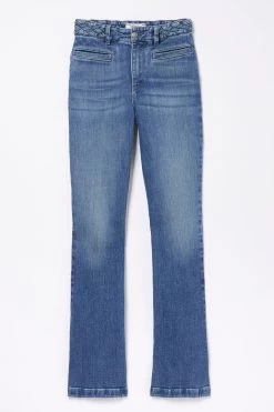 FatFace Blue Fly Flare Plait Detail Jeans 11 FatFace Blue Fly Flare Plait Detail Jeans -Fashion Clothing Store 555278s6