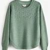 FatFace Green Emmy Jumper