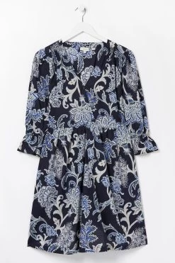 FatFace Blue Maddox Palace Floral Dress -Fashion Clothing Store 616951s5