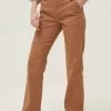 FatFace Ripley Canvas Brown Wide Leg Trousers