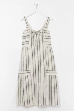 FatFace Natural Tulum Stripe Midi Dress 11 FatFace Natural Tulum Stripe Midi Dress -Fashion Clothing Store 698877s6