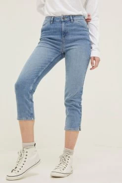 FatFace Blue Sway Capri Jeans