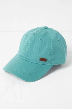 FatFace Green Plain Twill Cap