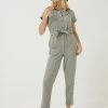 FatFace Green Imogen Short Sleeve Boilersuit