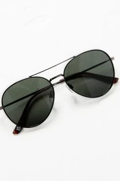 FatFace Alex Black Sunglasses