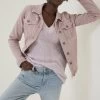 FatFace Purple Tasha Denim Jacket