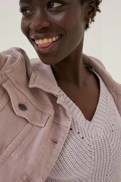 FatFace Purple Tasha Denim Jacket 8 FatFace Purple Tasha Denim Jacket -Fashion Clothing Store 997545s4