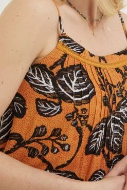 FatFace Sian Vine Yellow Floral Cami -Fashion Clothing Store A81 718s3