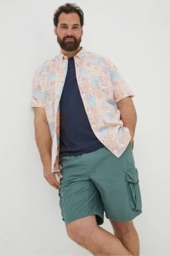 FatFace Fently Orange Palm Print Shirt -Fashion Clothing Store A81 995s3