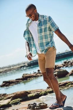 FatFace Blue Braddock Check Shirt