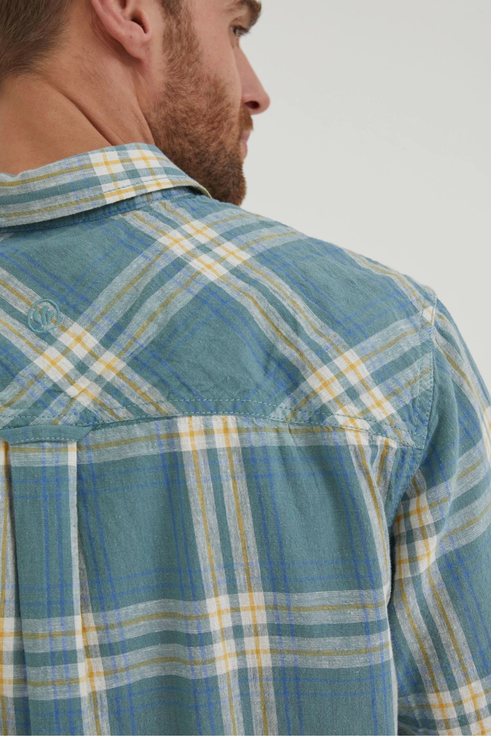 FatFace Blue Braddock Check Shirt 5 FatFace Blue Braddock Check Shirt - Image 5