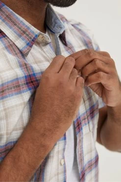 FatFace Tilbury Pink Ombre Check Shirt -Fashion Clothing Store A81978s3