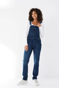 FatFace Lewes Denim Dungarees