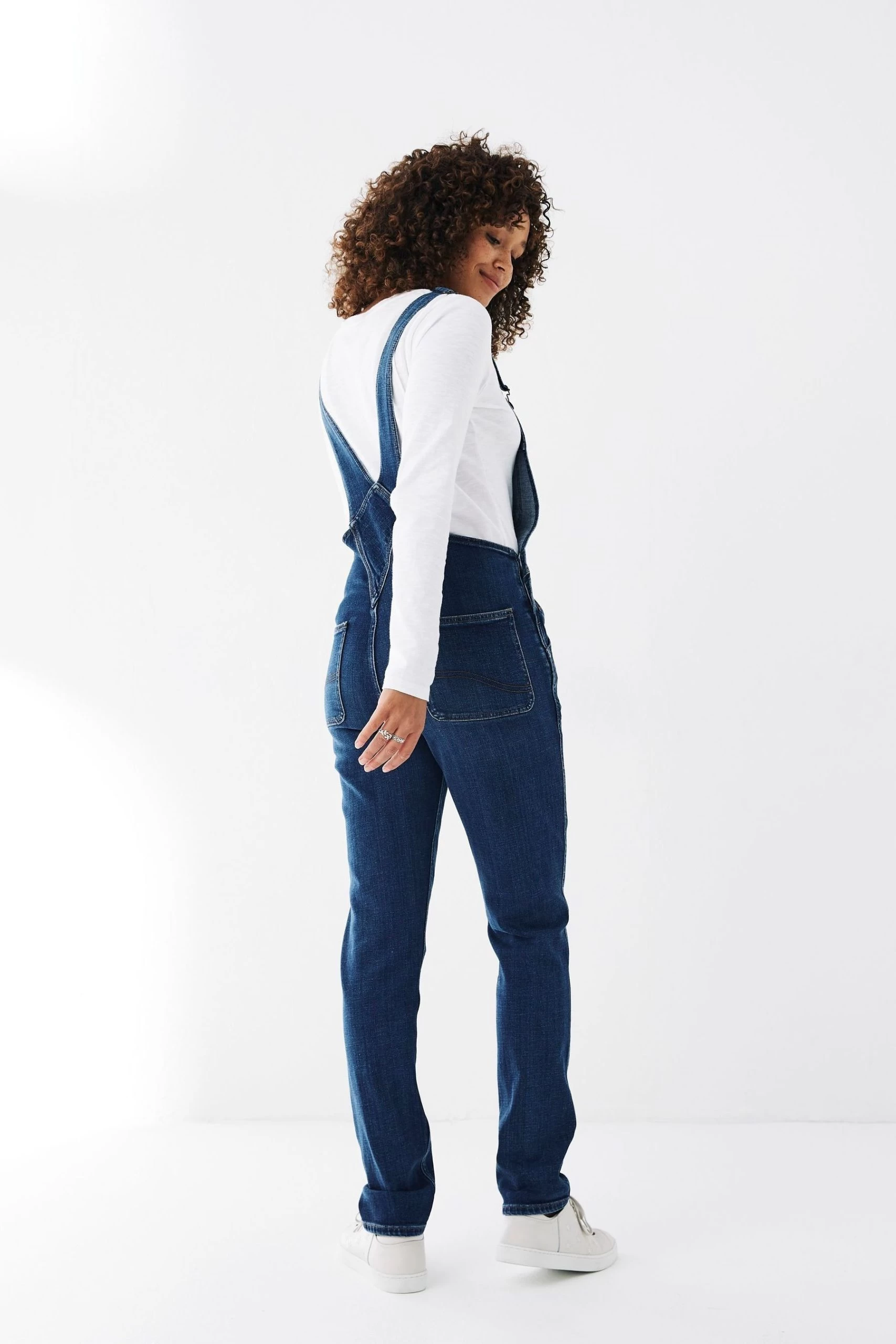 FatFace Lewes Denim Dungarees 2 FatFace Lewes Denim Dungarees - Image 2