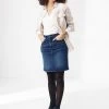 FatFace Blue Hope Denim Skirt