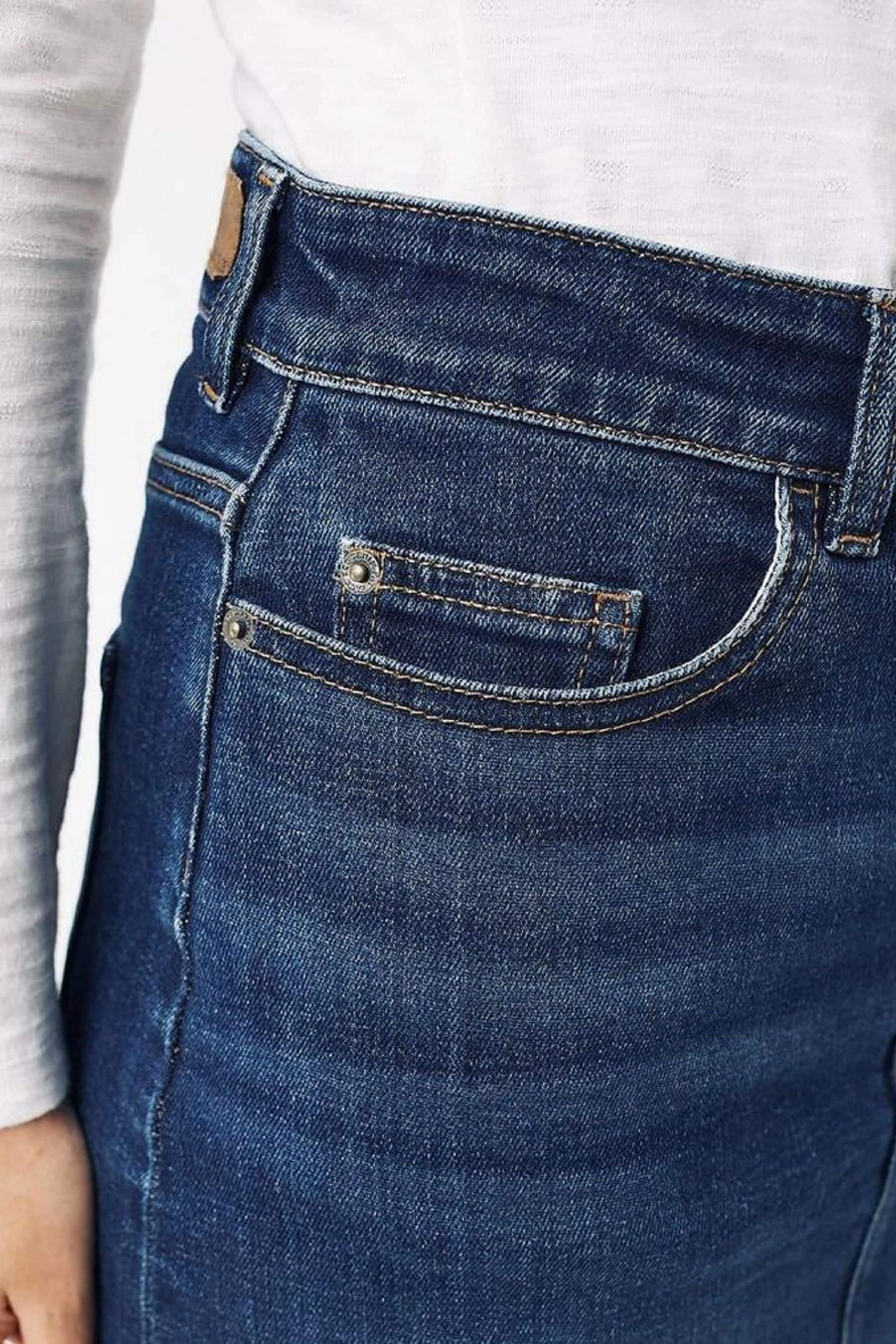 FatFace Blue Hope Denim Skirt 3 FatFace Blue Hope Denim Skirt - Image 3