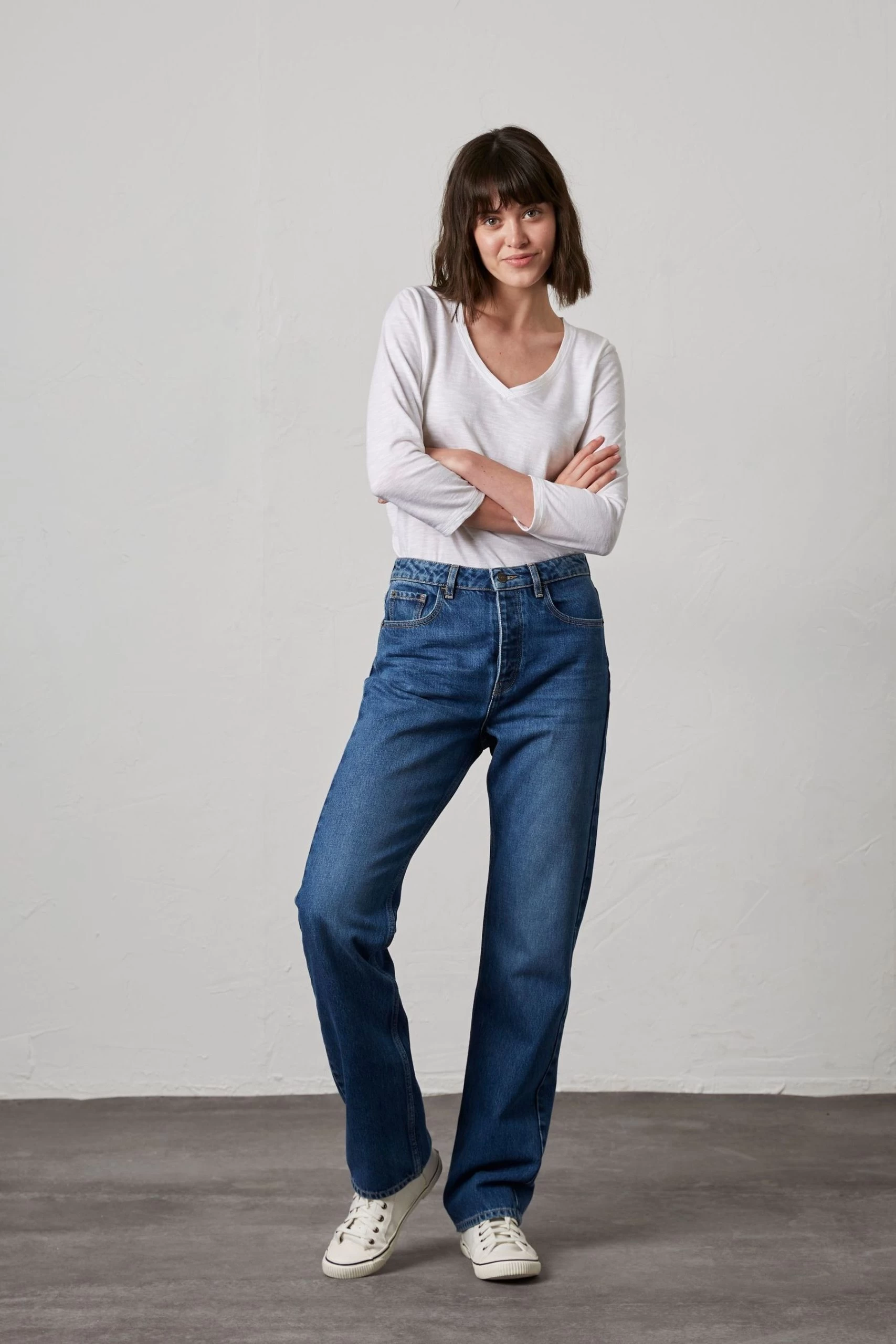 FatFace Blue Sutton Straight Jeans 1 FatFace Blue Sutton Straight Jeans