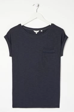 FatFace Blue Ivy Lace T-Shirt -Fashion Clothing Store C42022s4