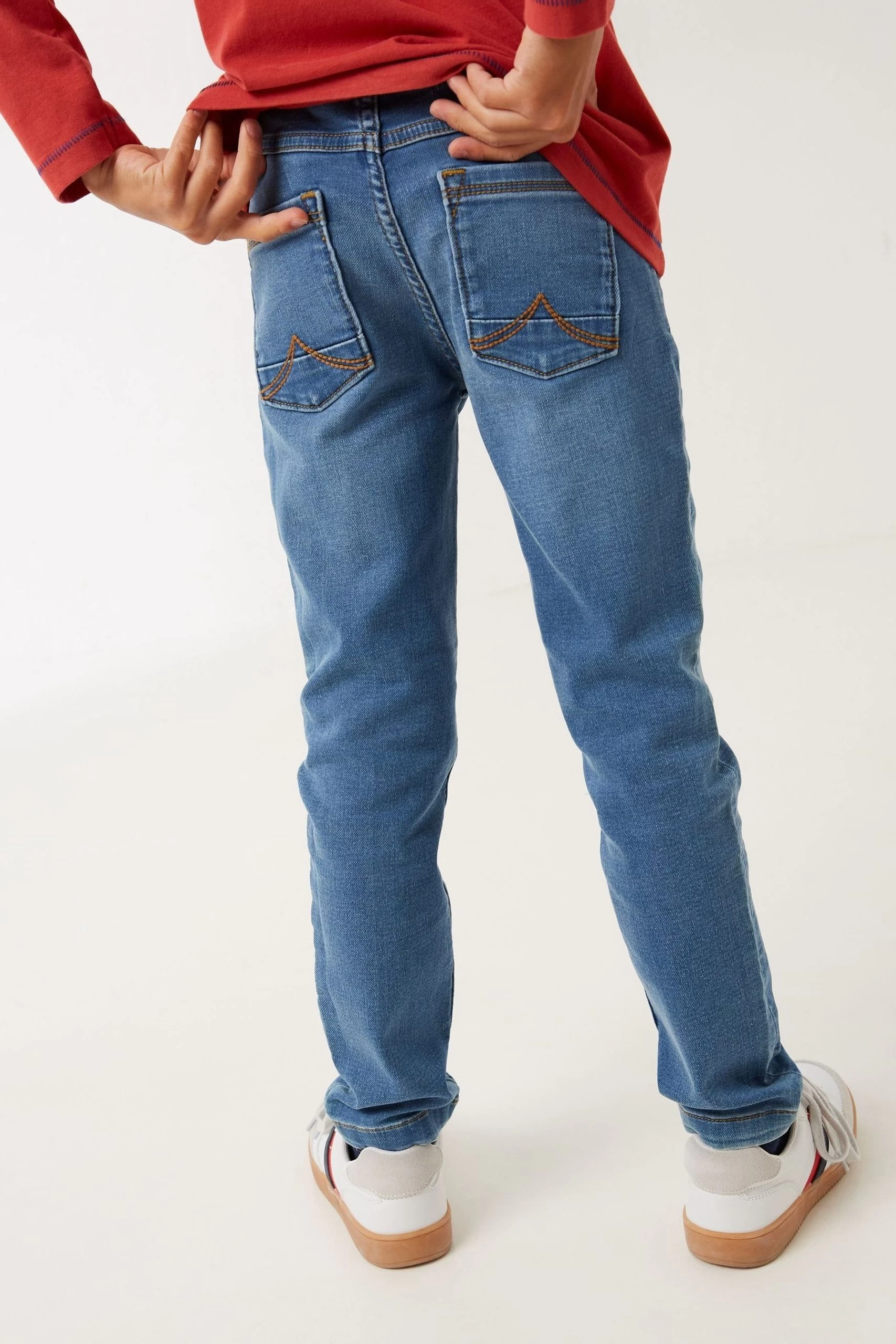 FatFace Blue Perry Pull On Jeans 2 FatFace Blue Perry Pull On Jeans - Image 2