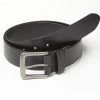 FatFace Italian Leather Black Belt