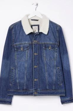 FatFace Blue Denim Mid Wash Jacket -Fashion Clothing Store D30160s5