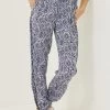 FatFace Blue Lyme Watercolour Batik Trousers