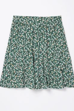 FatFace Green Wynne Ditsy Pears Skirt -Fashion Clothing Store D57 562s5