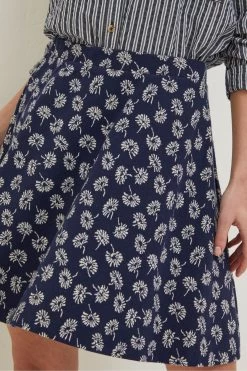 FatFace Blue Bamford Daisy Jersey Skirt 8 FatFace Blue Bamford Daisy Jersey Skirt -Fashion Clothing Store D57 568s4