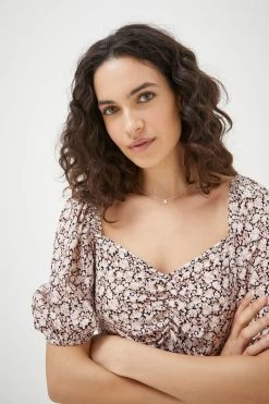 FatFace Tania Meadow Spring Midi Brown Dress -Fashion Clothing Store D57 773s7