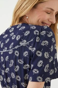 FatFace Blue Francis Daisy Midi Dress 14 FatFace Blue Francis Daisy Midi Dress -Fashion Clothing Store D57 780s7