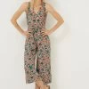 FatFace Orange Aderyn Sketched Jumpsuit