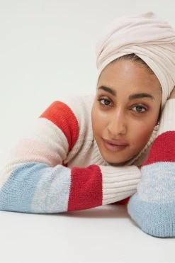 FatFace Natural Soul Adventure Multi Stripe Jumper -Fashion Clothing Store D57 811s4