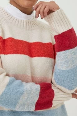 FatFace Natural Soul Adventure Multi Stripe Jumper -Fashion Clothing Store D57 811s5