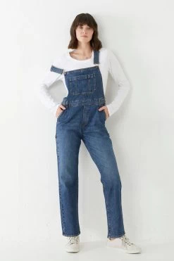 FatFace Blue Banbury Dungarees