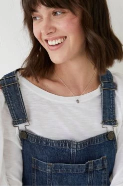 FatFace Blue Banbury Dungarees 8 FatFace Blue Banbury Dungarees -Fashion Clothing Store D57 824s3