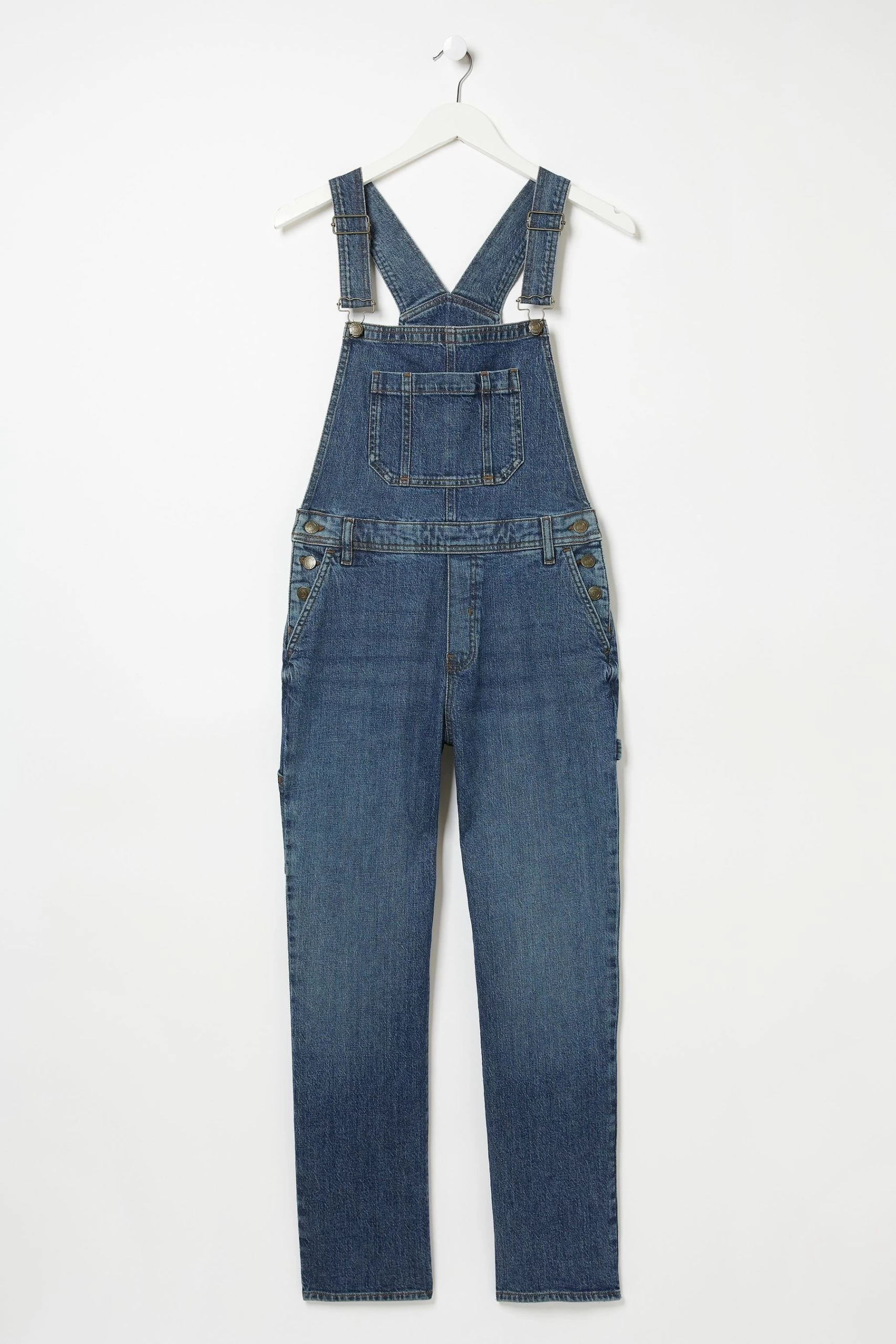 FatFace Blue Banbury Dungarees 6 FatFace Blue Banbury Dungarees - Image 6